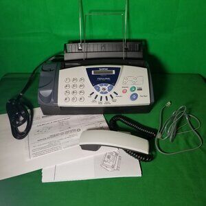 BROTHER FAX-575 PERSONAL PLAIN PAPER FAX MACHINE PHONE COPIER W/ WIRES